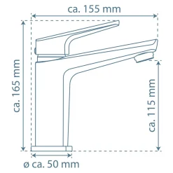 Waschtischarmatur Raven 34016