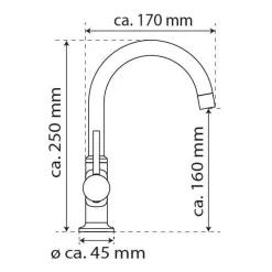 Wasserwerk Waschtischarmatur WT 14 601400
