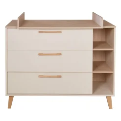 Wickelkommode breit mit Wickelaufsatz Jil