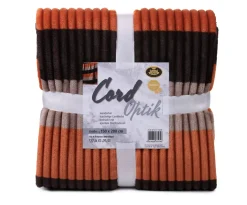 Wohndecke Cord Streifen